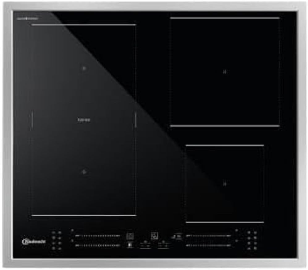 5760C de Bauknecht, placa de cocina, inducción BS CPFT/60 cm/CleanProtect, Limpieza sin esfuerzo solo con agua/función de refuerzo/seguridad para