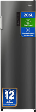 Congelador vertical CHiQ, 206L con No Frost & Inverter Negro (CSD206NEID)