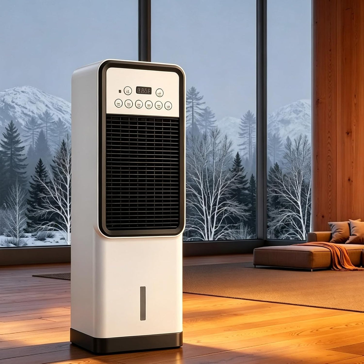 eQianyuan Aire acondicionado portátil, Portátil con Calefacción y Control Remoto 220V