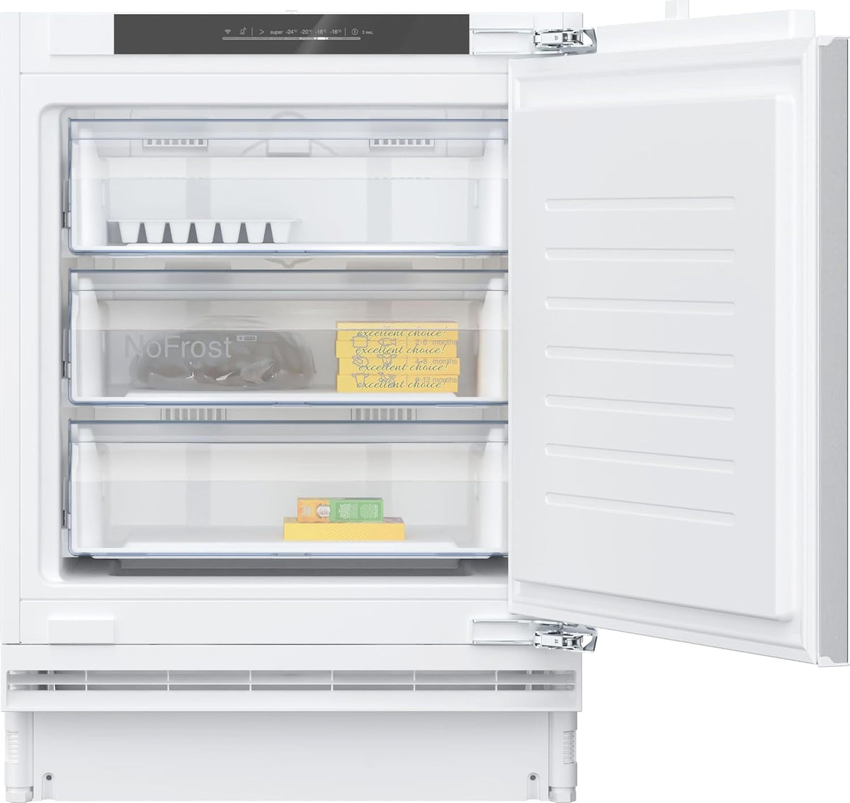 Congelador vertical Neff, GU7213DE0 - Congelador bajo encimera (82 x 60 cm, N 70, capacidad total de 85 L)