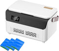 Mini frigorífico Yopyuenn, Refrigerador de insulina, mini refrigerador para medicamentos portátiles, control inteligente de temperatura, pantalla LCD