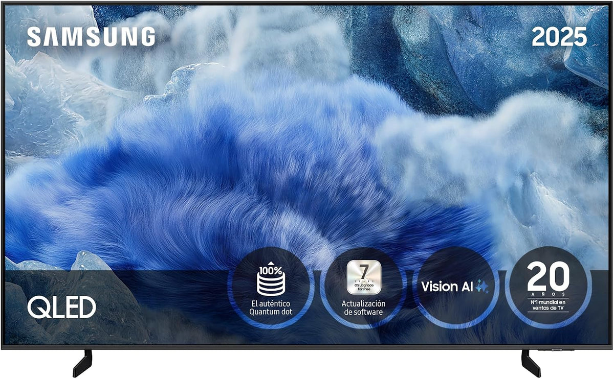 Smart TV de Samsung, TV 85 Pulgadas QLED Q8F 4K Smart TV con Vision AI, 100% Volumen de Color con Quantum Dot, el auténtico Quantum Dot y Motion
