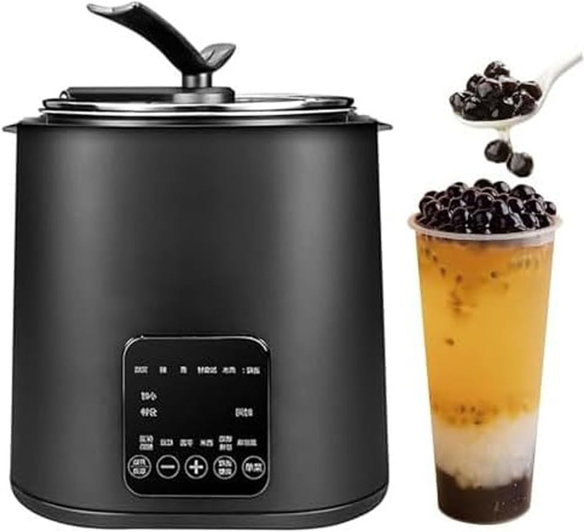 Ollas eléctrica de Generic, Cocina automática, olla de aislamiento de 9 litros, máquina inteligente de perlas de tapioca de 1300 W, calentador de