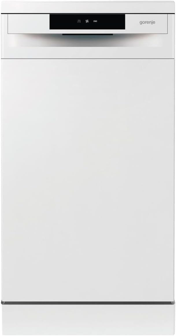 E15W de Gorenje, lavavajillas, GS 520 - Lavavajillas independiente, 45 cm, 9 cubiertas, 5 programas, programa de limpieza de 1 h, cesta superior