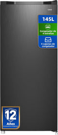 Congelador vertical 145L con 4 Estrellas & Puerta Reversible Negro, CHiQ