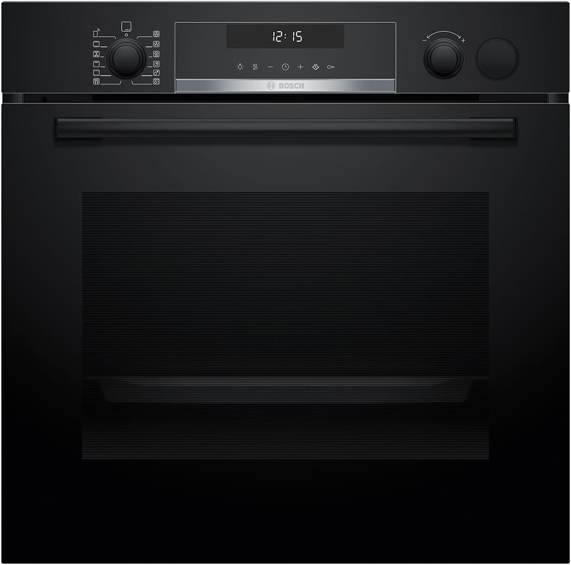 HRG578CB7 de Bosch, horno empotrable, Serie 6 - Horno inteligente empotrable con soporte de vapor de 60 x 60 cm, fabricado en Alemania, pirólisis