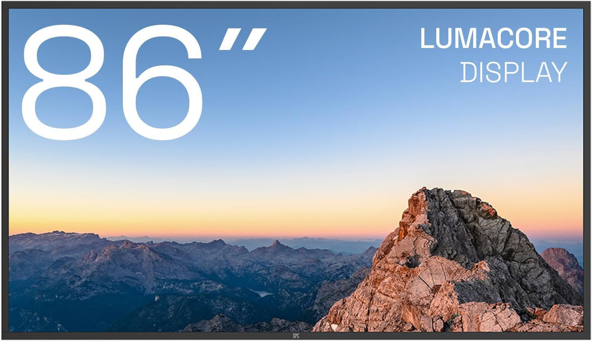 SPC Monitor, LUMACORE Display 86' - Pantalla 4K UHD