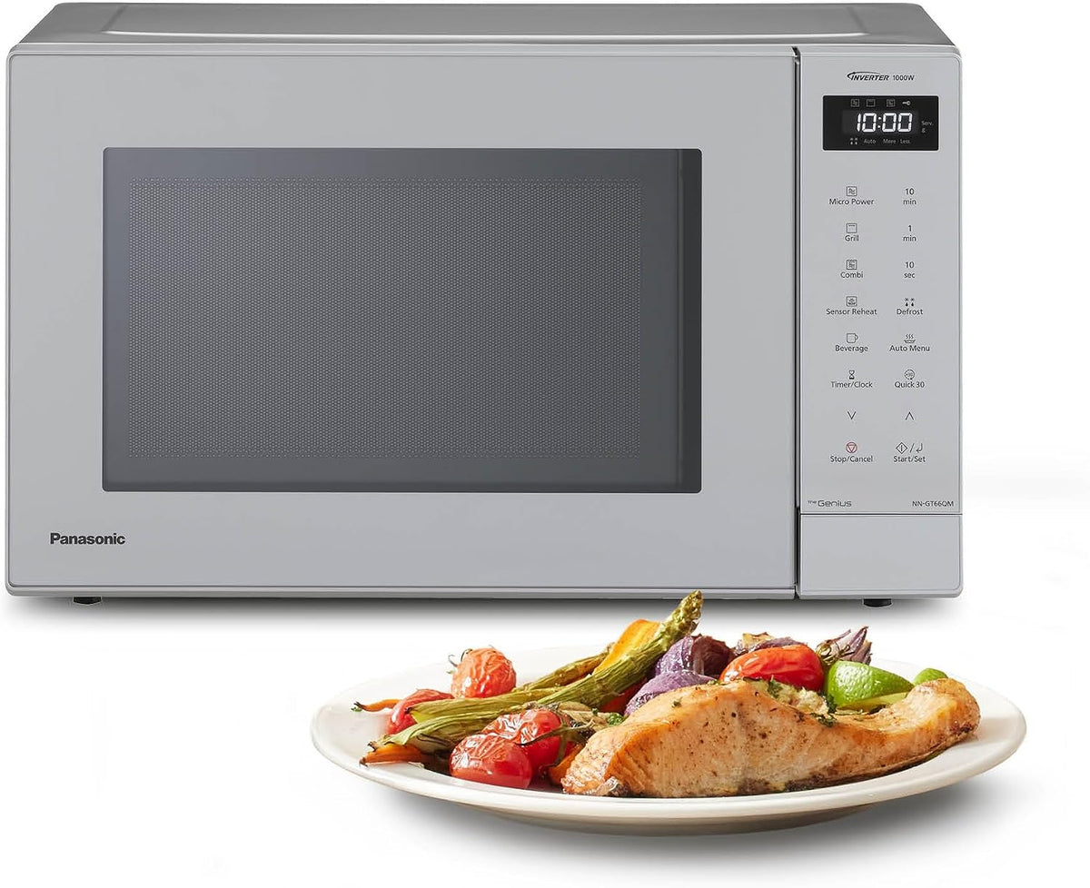 Microondas con grill NN-GT66QMEPG Horno Microondas Combinado de 31 L con Grill, 1000 W, Cocción Combinada, 7 Niveles de Potencia, Descongelación Turbo
