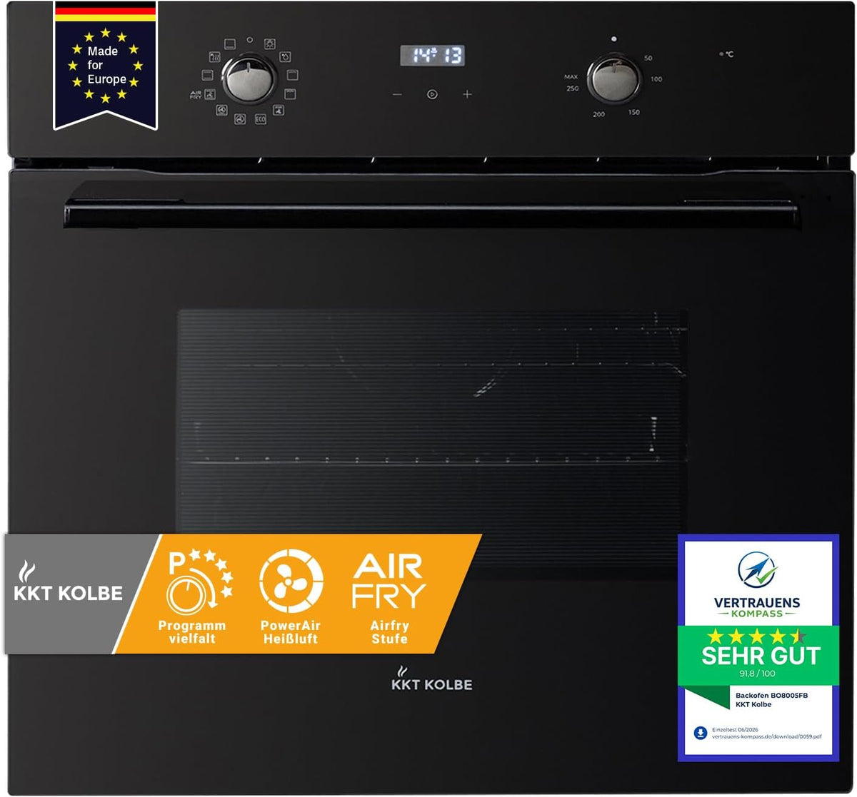 BO8005FB de KKT KOLBE, horno empotrable, Horno empotrado 60cm