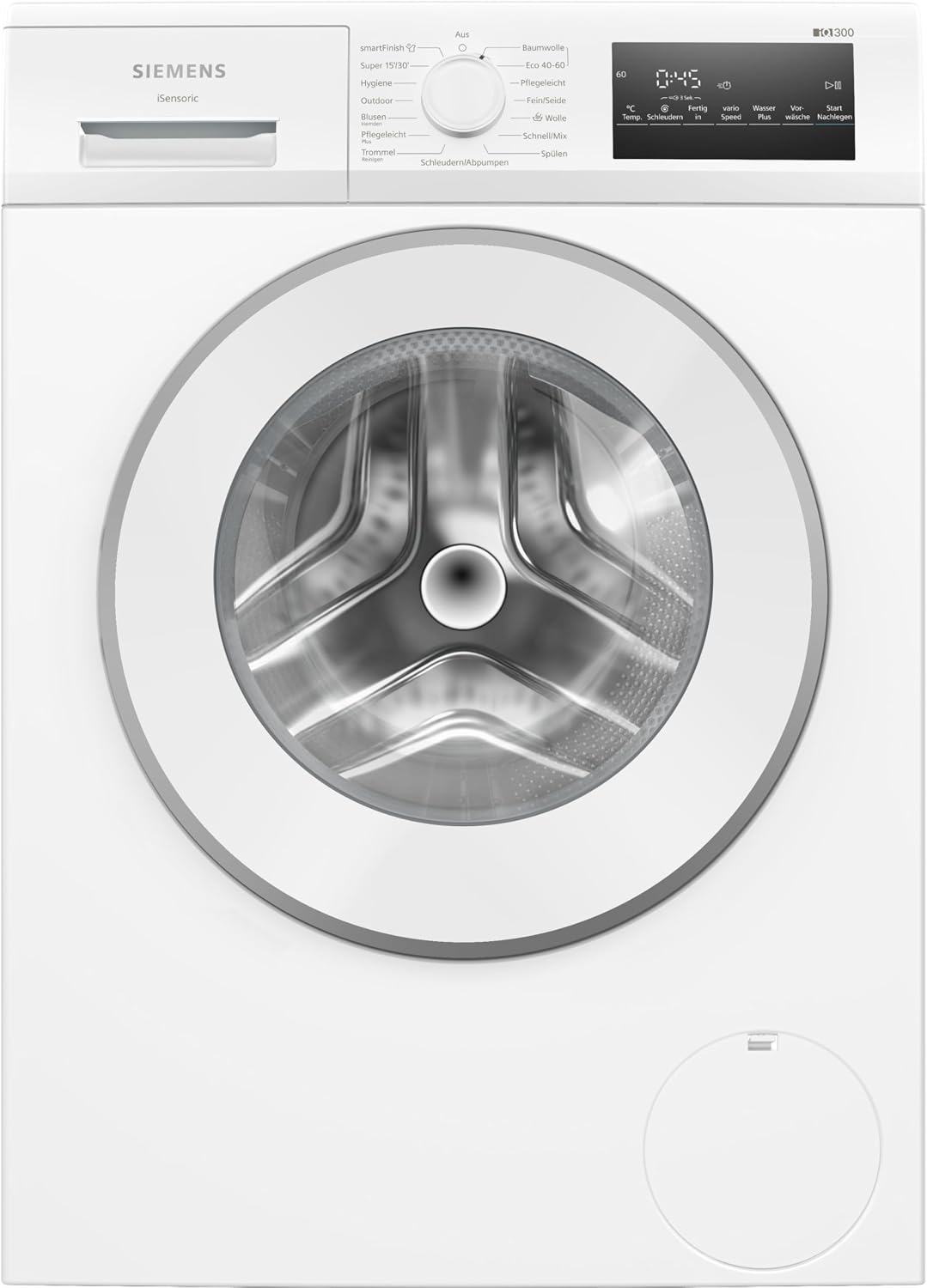 SIEMENS WM14N22A Lavadora, iQ300 - Lavadora frontal de 9 kg, máx. 1400 rpm, speedPack L, lavado limpio en menos tiempo, acabado inteligente, para