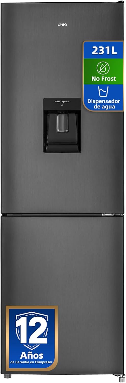 CHiQ FBM228NE4DE Frigorífico combi, 231L Frigorífico Combi NoFrost Negro ()