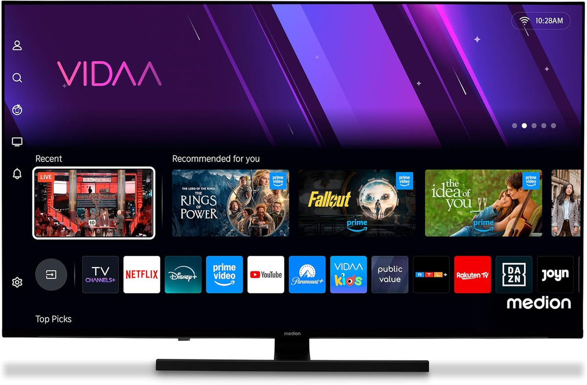 Smart TV 108 cm (43') 4K UHD QLED Smart TV - MD843600, MEDION