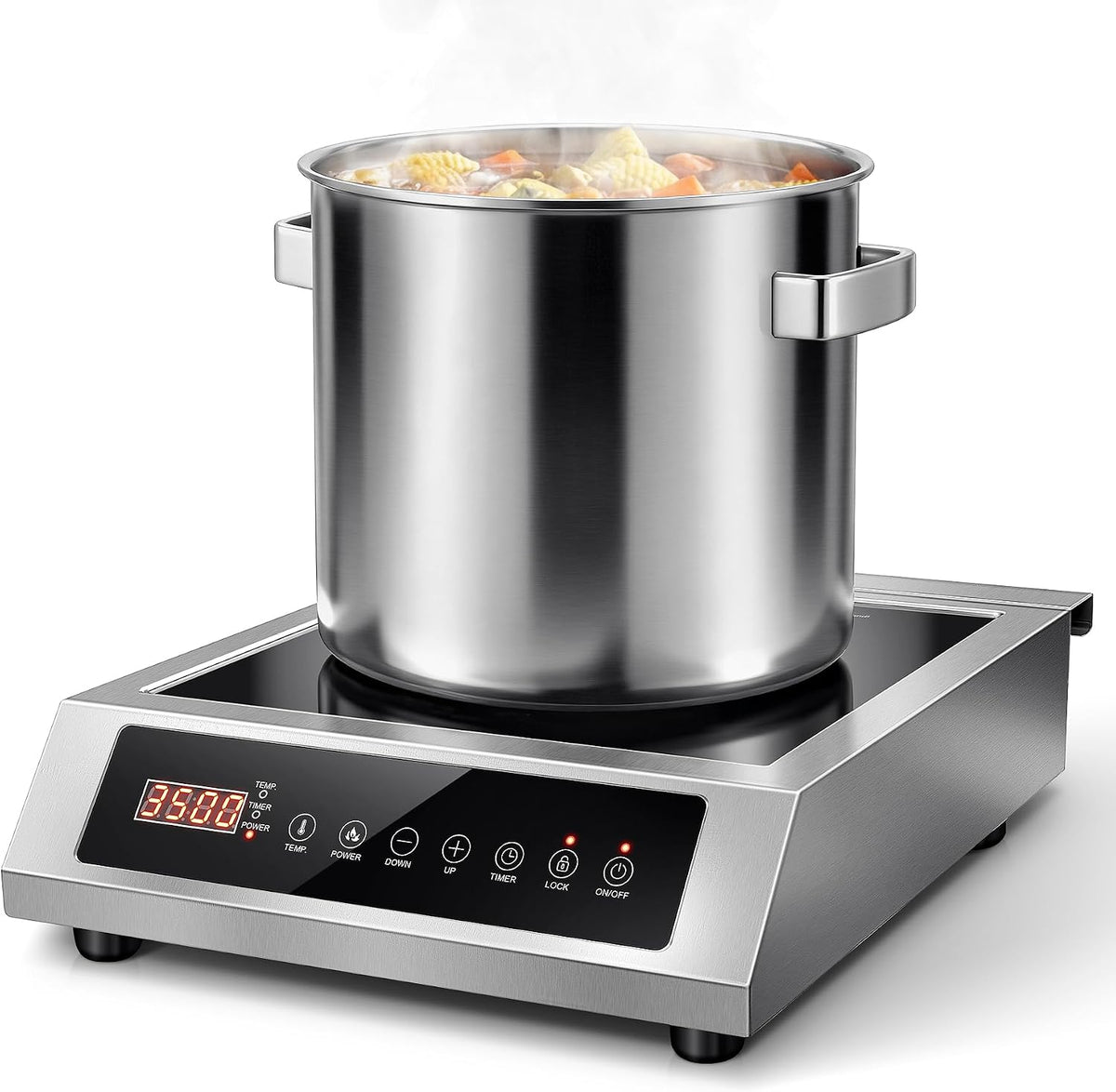 KICHPOWER Placa de cocina, Inducción Multiusos 3500W, Placas de profesionales