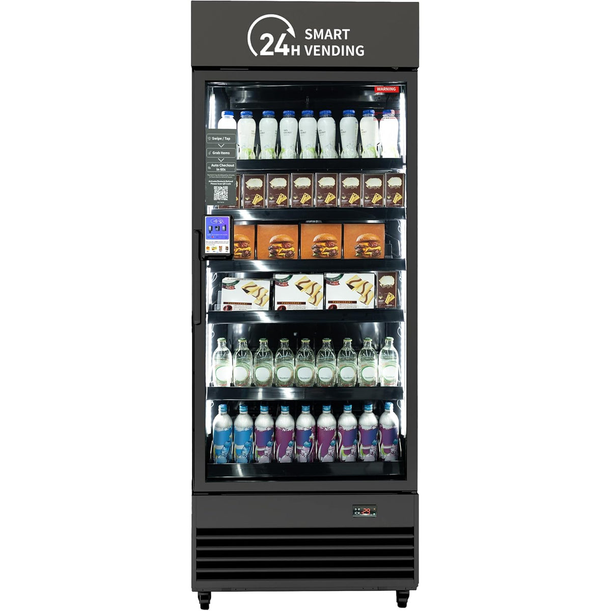 Máquinas expendedora Máquina Expendedora Inteligente IA Refrigerada Snacks y Bebidas, HAHA VENDING