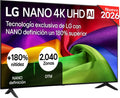 Smart TV LG, 55NU800B6LA - Smart TV Nano UHD AI 55' 4K Sin Reflejos 94%, 2026