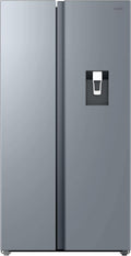 CANDY Frigorífico combi, CNSQ2T918EWX, Frigorífico Side by Side, Ancho 91cm, Capacidad 523L, Motor Inverter, Total No Frost, Dispensador Agua, 2