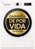 LG W4X1095NWK Lavadora, Lavadora Secadora Inverter Direct Drive 9/5kg, 1400 rpm, 6 Motion, Vapor Steam, Wi-Fi ThinQ, Clasificación A (Lavado) E