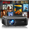 Proyector 4K 1500 ANSI/Netflix Incluido/Dolby Smart Proyector 4K Portátil Auto Focus/Keystone WiFi Bluetooth FHD 1080P, HDR10, Proyectors WiFi6