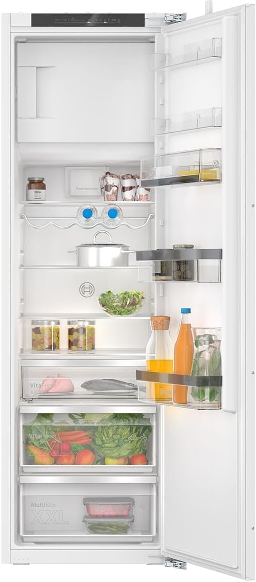 Bosch KIL82ADD0 Frigorífico combi, Serie 6 - Frigorífico empotrado con congelador de 177, 5 x 56 cm, refrigeración de 246 L y congelación de 34 L