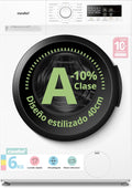 Comfee Lavadora, ' Lavadora 6kg, Ultradelgado 40cm, Clase A-10%, 1200RPM, CFP01EW60W