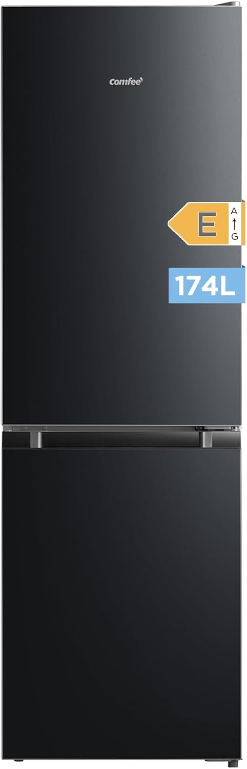 Frigorífico combi ' 174L Frigorifico Combi Low Frost, Nevera Gran Capacidad, Negro, Comfee