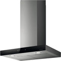 Elica Campana extractora, PRF0104625 De pared Negro, Acero inoxidable 581m³/h C - Campana (581 m³/h, Canalizado, B, E, 69 dB)