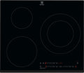 Electrolux EIT60342 Placa de cocina, Placa de Inducción, Serie 300, 60 cm, 3 Zonas de Cocción, Sistema Hob2Hood, Función Pausa, 3 Niveles de