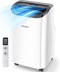 Aire acondicionado portátil portátil de 12, 000 BTU, ventilador de refrigeración 3 en 1, deshumidificador para habitaciones de hasta 500 pies