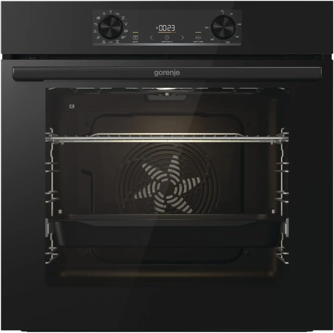 Horno empotrable Gorenje, BOP6373E28EBG Pirólisis horno Negro