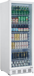 METRO Professional Frigoríficos para bebida, Frigorífico para Bebidas GSC4280, Nevera Vertical con Puerta de Cristal, 59, 5 x 54, 5 x 159 cm
