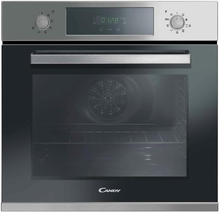 Horno empotrable FCP626XL/E, Horno Pirolítico, 70L, Ventilador de Enfriamiento, Aquálisis, Convección + Ventilador, 9 Funciones, Temporizador, Display