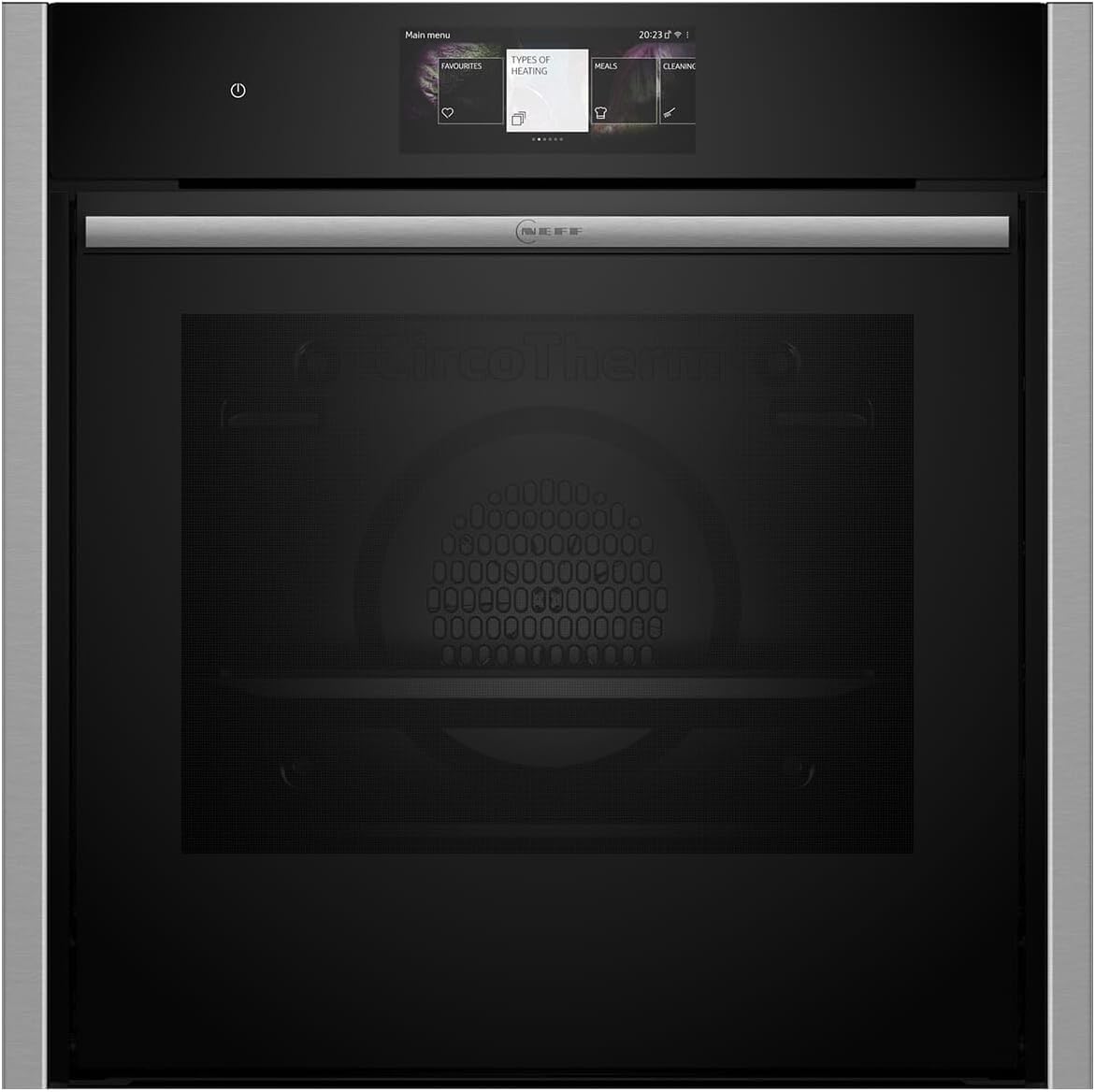 Horno empotrable Neff, B64CT73N0, N 90, horno empotrable, horno integrado, 60 x 60 cm, fabricado en Alemania, Slide & Hide, pantalla TFT Full Touch