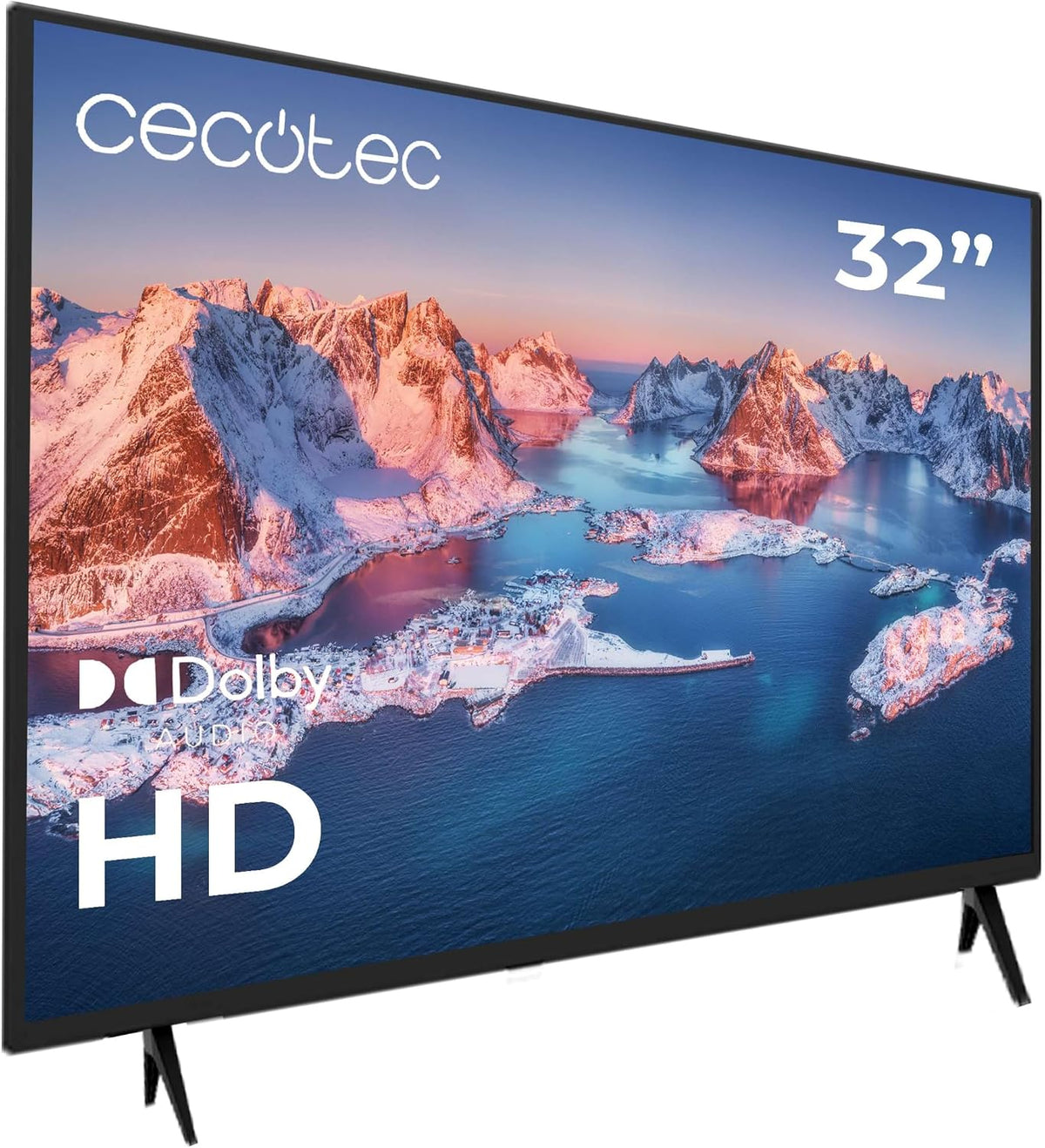 Cecotec 0032S Smart TV, TV, Televisor LED de 32Pulgadas 0 Series. Pantalla 32 Pulgadas, HD, Resolución de imágenes y Videos óptima, Sistema Dolby