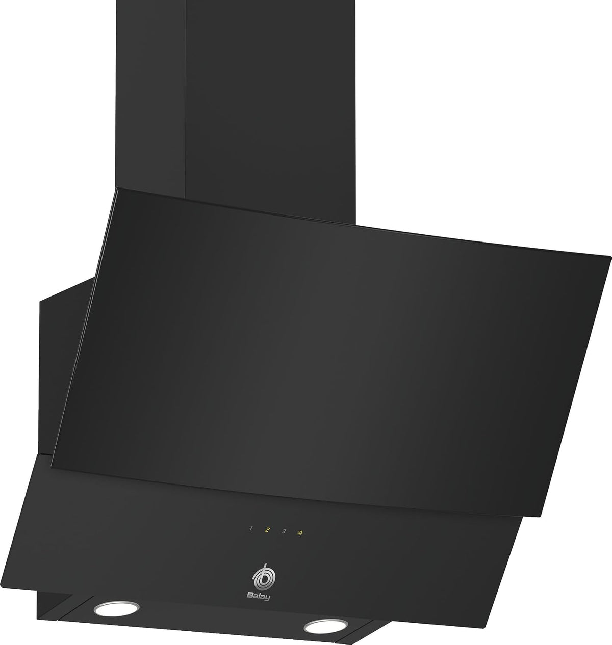 Campana extractora Campana decorativa de pared, Táctil, 3 potencias, Negro, 3BC565GN, Balay