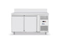 HENDI Estantes de refrigeración, Mesa de congelación Arktic de 2 puertas con 2 estantes ajustables para GN 1/1, -22/-18°C, 280 L, descongelación