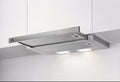 DPS362AS de AEG, campana extractora, Campana extractora de pantalla plana, salida o recirculación, 60 cm, gris, máx. 215 m³/h/min. 58, máx. 71 dB (A)