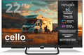 Televisor Cello, Voyager C22TZR-VOY TV Traveller Smart 12V de 22' con Router Wi-Fi 5G y Hotspot Integrados, Tizen OS de Samsung, Internet en Cualquier