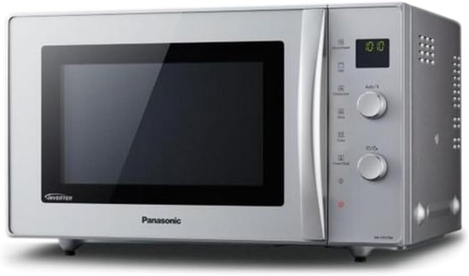 Microondas sencillo NN-CD575 - Microondas Horno con Grill Combinado Slim (1000 W, 27 L, 6 niveles, Inverter, Grill 1300 W, 100-220ºC, 11 modos, plato