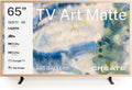 Smart TV CREATE, / TV Art Matte/Televisor Smart TV QLED 4K 65' Madera Natural/Pantalla antirreflejos, galería de Arte, Control por Voz, Sensor de