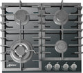 Placa de cocina de Kaiser, KCG 6383 Autark Kaiser - Placa de cocina de gas (60 cm, vitrocerámica, empotrable, 3, 8 kW, con adaptador, 4 focos, gas