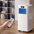 Aire acondicionado portátil HUGGWRT, Portátil 14000 BTU con Kit de Instalación, Eficiencia Energética, 2 Velocidades, Temporizador 24h, Pantalla