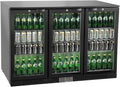 METRO Professional Neveras de exposición, Frigorifico para bebidas GBC3003, aluminio/vidrio, 135x53x86.5 cm, refrigeración por aire, 160 W, con