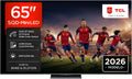 TCL Smart TV, 65C8L 65 Pulgadas SQD-Mini LED 4K HDR10+ Smart TV, 5.000 Nits