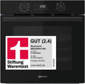 Horno empotrable Bauknecht, BBA285PU1ZK - Horno empotrable (60 cm, 71 L, 12 funciones, aire caliente, pirólisis e hidrólisis FlexiClean, cocción