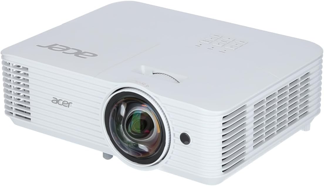 Acer Proyector, H6518STi - Proyector DLP de Corta Distancia (Full HD, 1920 x 1080 píxeles, 3500 lúmenes ANSI, Contraste 10.000:1, 3D Ready, HDMI