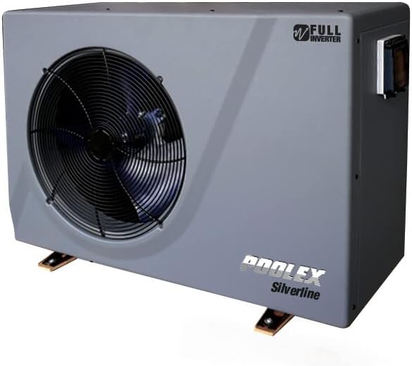 Bombas de calor para piscina POOLEX, PC-SLP090N Silverline Inverter 90 - Bomba de Calor para Piscina Silenciosa - Todas Las Piscinas - Compresor