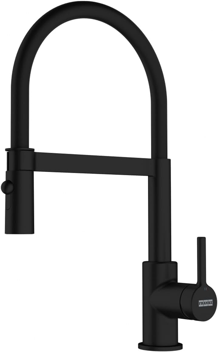 Grifos de fregadero de cocina táctil de Franke, 115.0725.838 Grifo negro