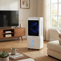 Aire acondicionado portátil Portátil 25L, Climatizador Evaporativo Ventilador 3 en 1, con Rruedas y Mando, 3 Velocidades, Temporizador de 12 Horas